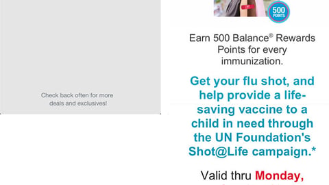 Walgreens 'Get a Shot, Give a Shot' Mobile App Promotion