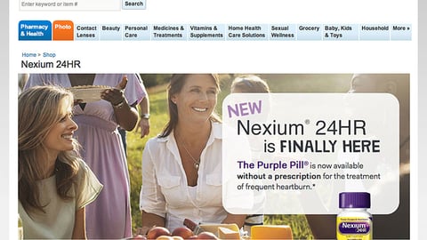 Walgreens.com Nexium 24HR Landing Page
