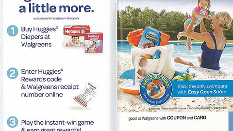Walgreens Huggies Coupon Book Ad