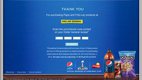 PepsiCo Dollar General 'Winning Team' Home Page