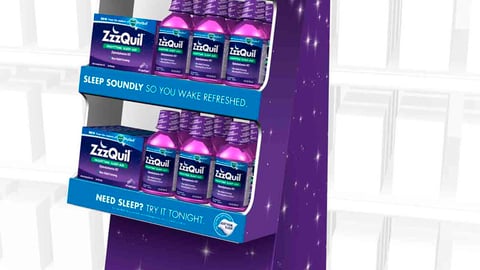 ZzzQuil Launch Shipper