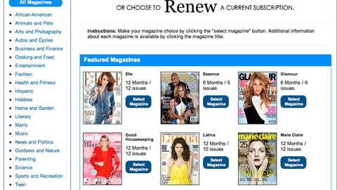 Rite Aid P&G 'Best of the Best' Landing Page