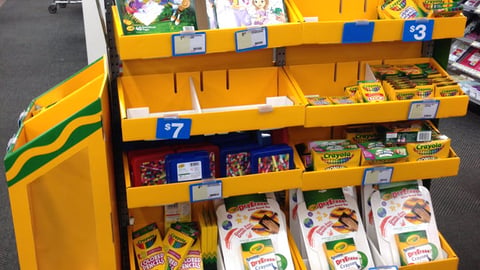 Crayola 'Send Them Back With the Best' Display