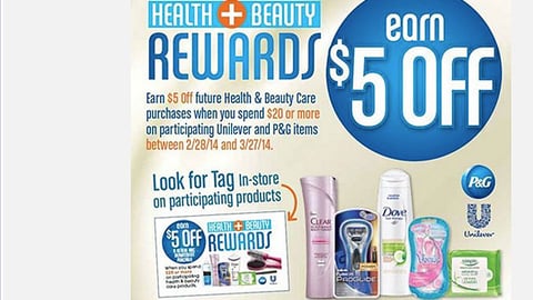 A&P 'Health + Beauty Rewards' Facebook Update