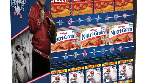 Kellogg 'Never Miss a Game' Floorstand