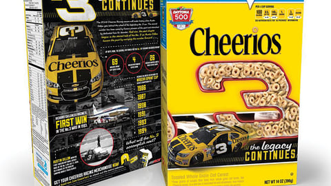 Cheerios Kroger No. 3 Car Custom Packaging