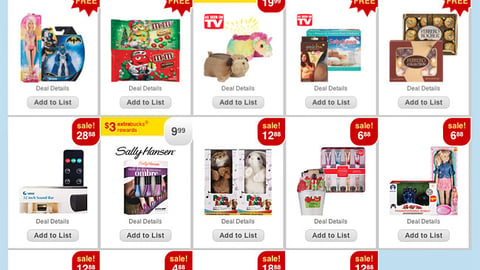 CVS MyWeeklyAd 'Merry Savings' Page