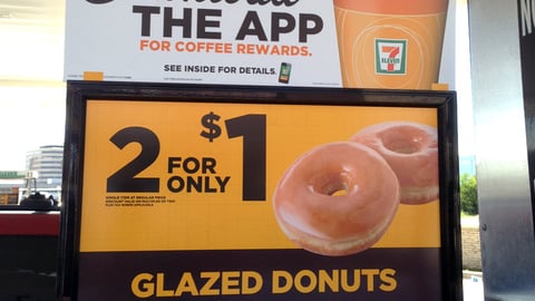 7-Eleven 'Coffee Rewards' Frame Topper