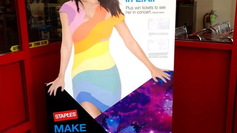 Staples ‘Make Roar Happen’ Standee