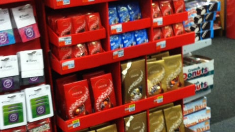 Lindt 'Unwrap Something Special' Floorstand