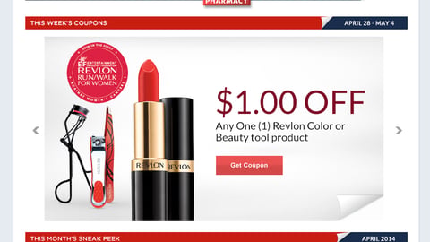 Rite Aid EIF Revlon Run/Walk Exclusive Deals Facebook Page