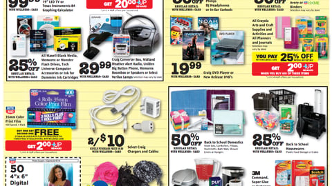 Rite Aid 'Back to School Savings' Electronics Feature