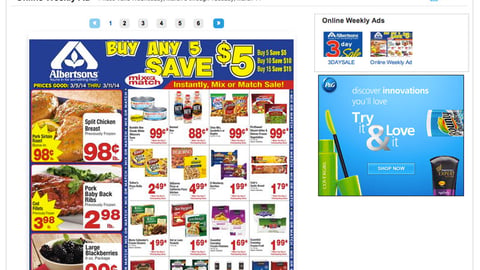 Albertsons P&G 'Try it & Love it' Display Ad