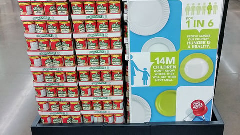 Chef Boyardee Kroger 'Bringing Hope to the Table' Pallet Display