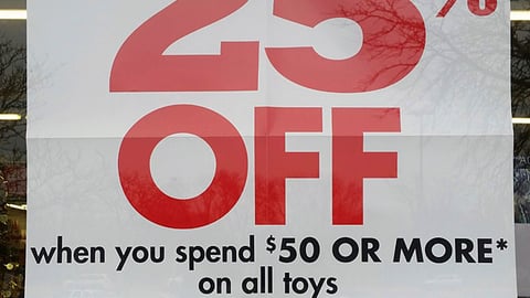 Family Dollar 'Toys' Window Poster
