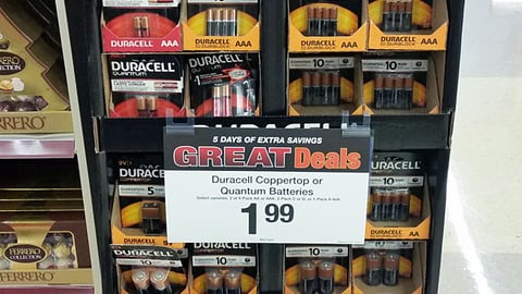 Duracell 'Joy Lasts' Floorstand
