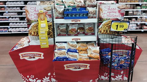 Pepperidge Farm 'Share Something Delicious' Dump Bins