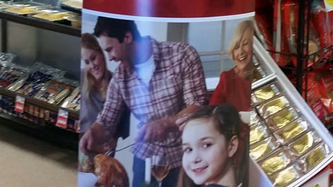 Ralphs 'Holiday Meal' Standee