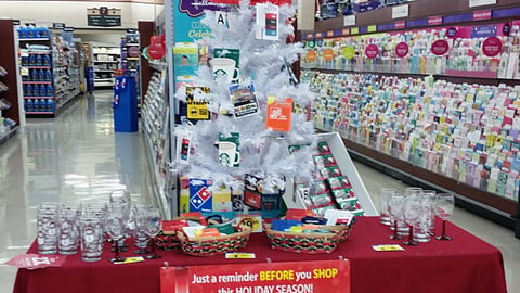 Smith's 'Buy Gift Cards' Table Display