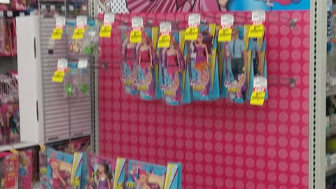 'Barbie in Princess Power' Endcap