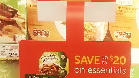Safeway 'Start Smart, Save Big' Wobbler