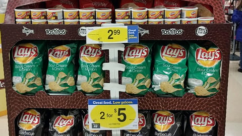 Frito-Lay 'All for Super Bowl' Floorstand