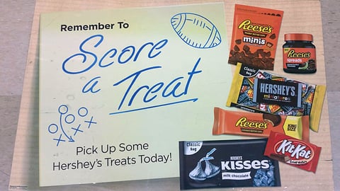 Hershey 'Score A Treat' Floor Cling