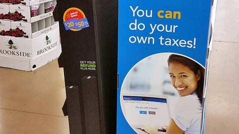 Walmart Tax Service Floorstands