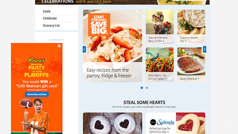 Walmart.com Reese's 'Playoffs' Expandable Ad