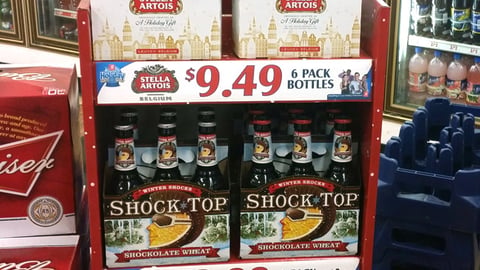 Anheuser-Busch 'Happy Holidays' Floorstand