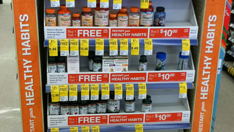 Walgreens 'Restart Your Healthy Habits' Endcap