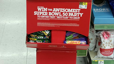 Skittles 'Super Bowl' Floorstand