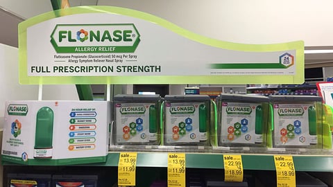 Flonase In-Line Display