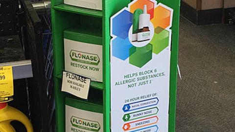 Flonase Walgreens Floorstand