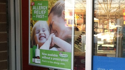 Walgreens Flonase Window Poster