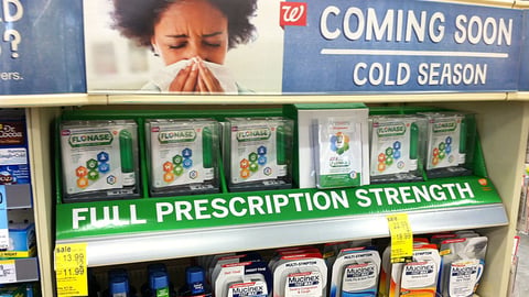 Flonase Walgreens Shelf Tray