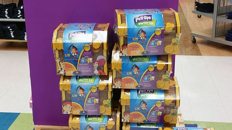 Huggies Pull-Ups 'Jake and the Never Land Pirates' Pallet Display