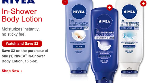 CVS.com Nivea Carousel Ad