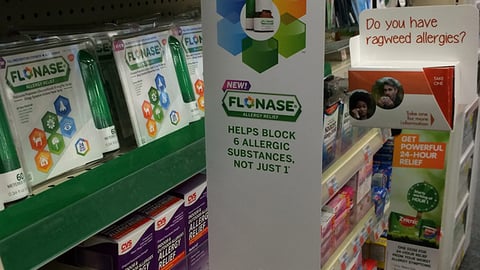 Flonase 'New' Aisle Violator