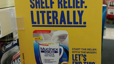 Mucinex Fast-Max Shelf Talker