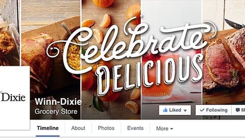 Winn-Dixie 'Celebrate Delicious' Facebook Cover