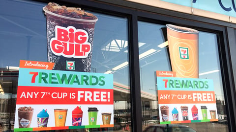 7-Eleven '7Rewards' Window Clings