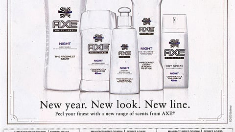 Axe White Label 'Feel Your Finest' FSI