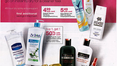 Unilever Walgreens 'Try Something New' FSI