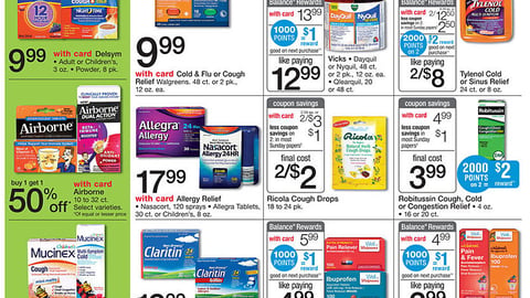 Walgreens Flonase 'Coming Soon' Feature