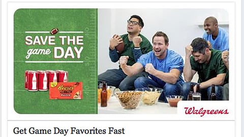 Walgreens Multi-Brand 'Game Day' Facebook Update