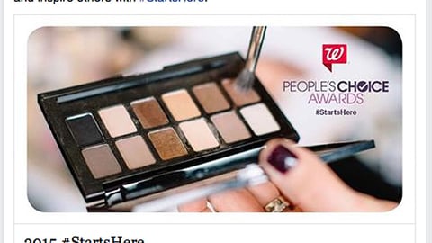Walgreens '#StartsHere' Facebook Update