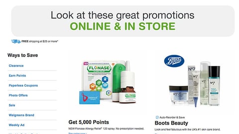 Walgreens.com Flonase Promotion