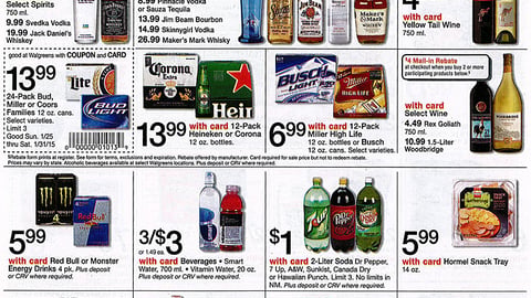 Walgreens Beam Suntory 'Gear Up for Gameday' Feature
