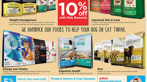 Petco 'What We Feed Them Matters' Feature